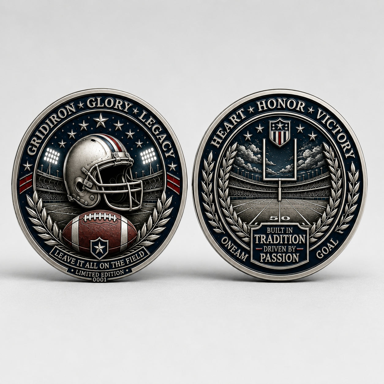 🔥Last Day 50% OFF🔥Own the Spirit of the Gridiron — A Collector Coin Made for True American Football Fans