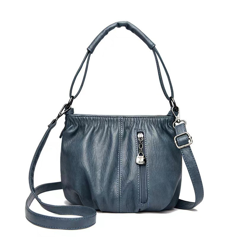 🔥Women's Retro Pleated Bucket Shoulder Bag