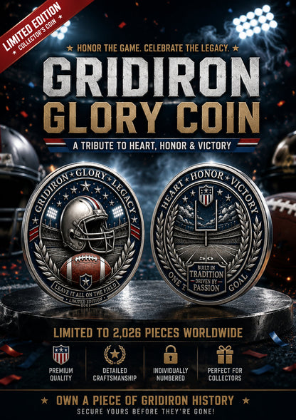 🔥Last Day 50% OFF🔥Own the Spirit of the Gridiron — A Collector Coin Made for True American Football Fans