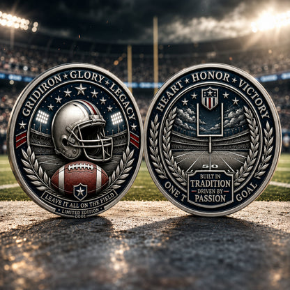 🔥Last Day 50% OFF🔥Own the Spirit of the Gridiron — A Collector Coin Made for True American Football Fans