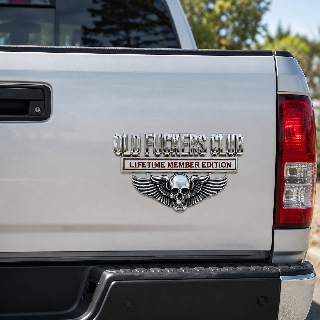 OLD F*CKERS CLUB Metal Car Emblem
