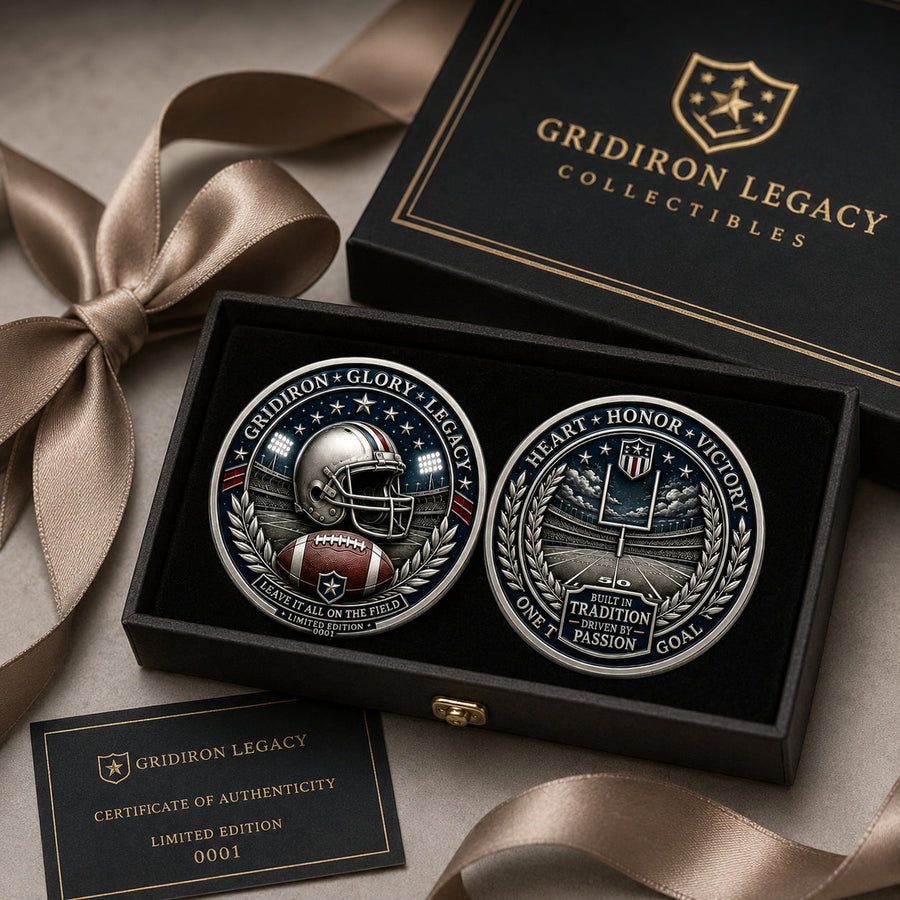 American football commemorative coin image 4