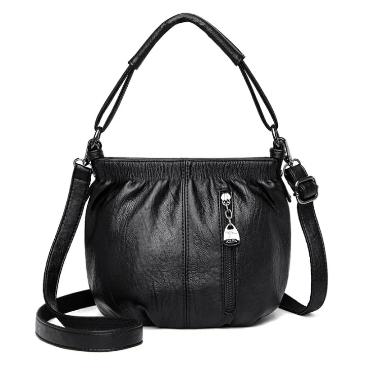 🔥Women's Retro Pleated Bucket Shoulder Bag