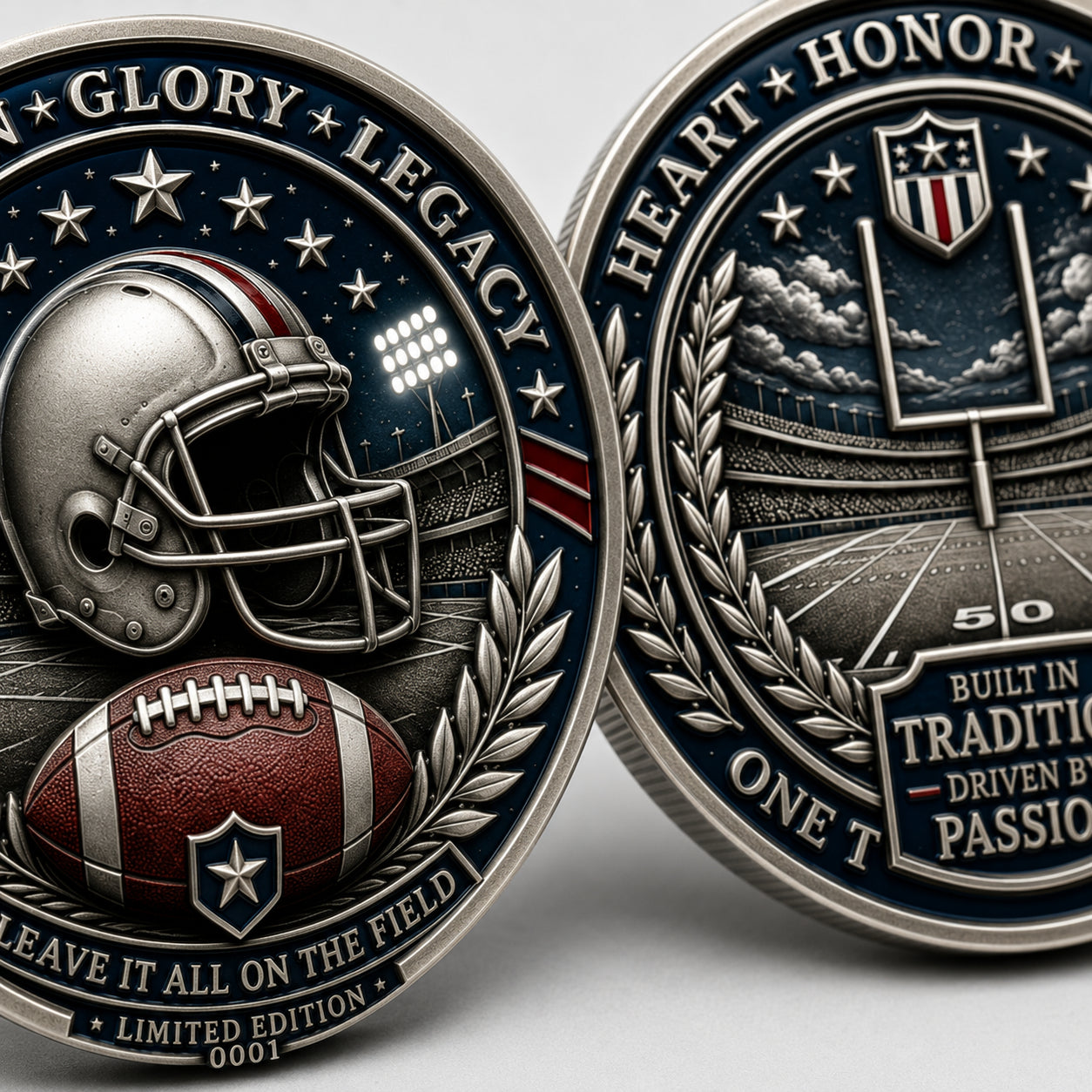 🔥Last Day 50% OFF🔥Own the Spirit of the Gridiron — A Collector Coin Made for True American Football Fans