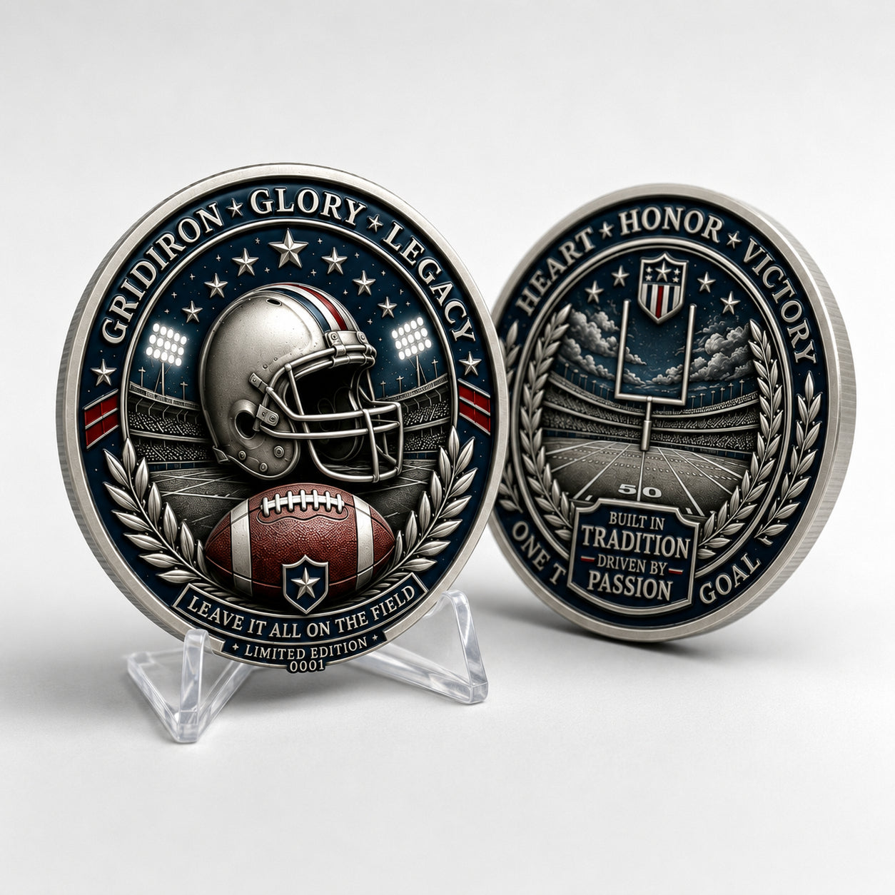 🔥Last Day 50% OFF🔥Own the Spirit of the Gridiron — A Collector Coin Made for True American Football Fans