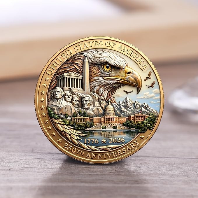 🗽U.S 250th Anniversary Commemorative Coin🪙