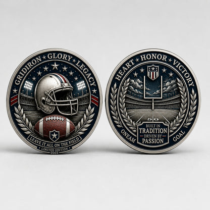 🔥Last Day 50% OFF🔥Own the Spirit of the Gridiron — A Collector Coin Made for True American Football Fans