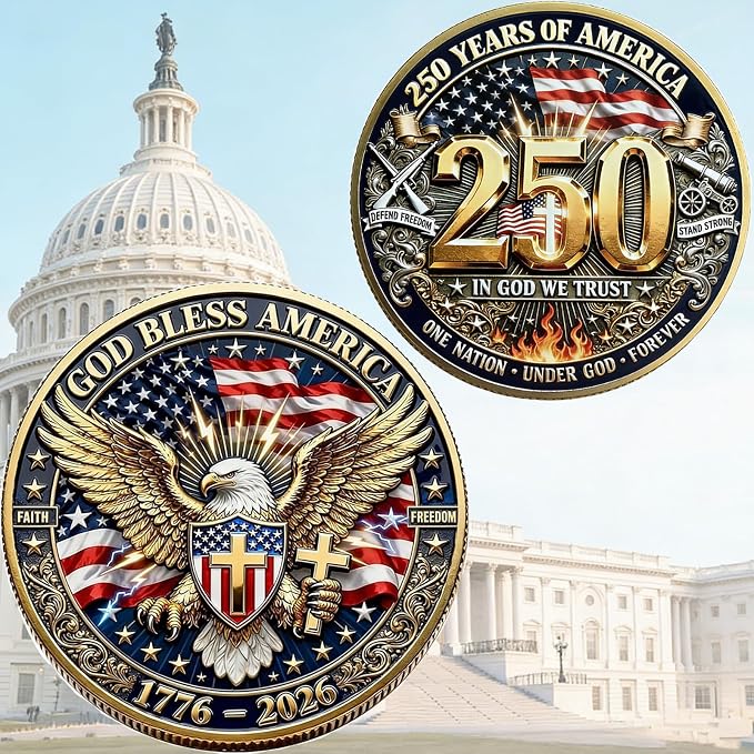 🗽U.S 250th Anniversary Commemorative Coin🪙