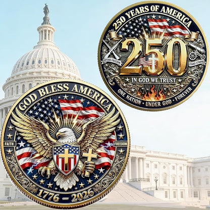 🗽U.S 250th Anniversary Commemorative Coin🪙