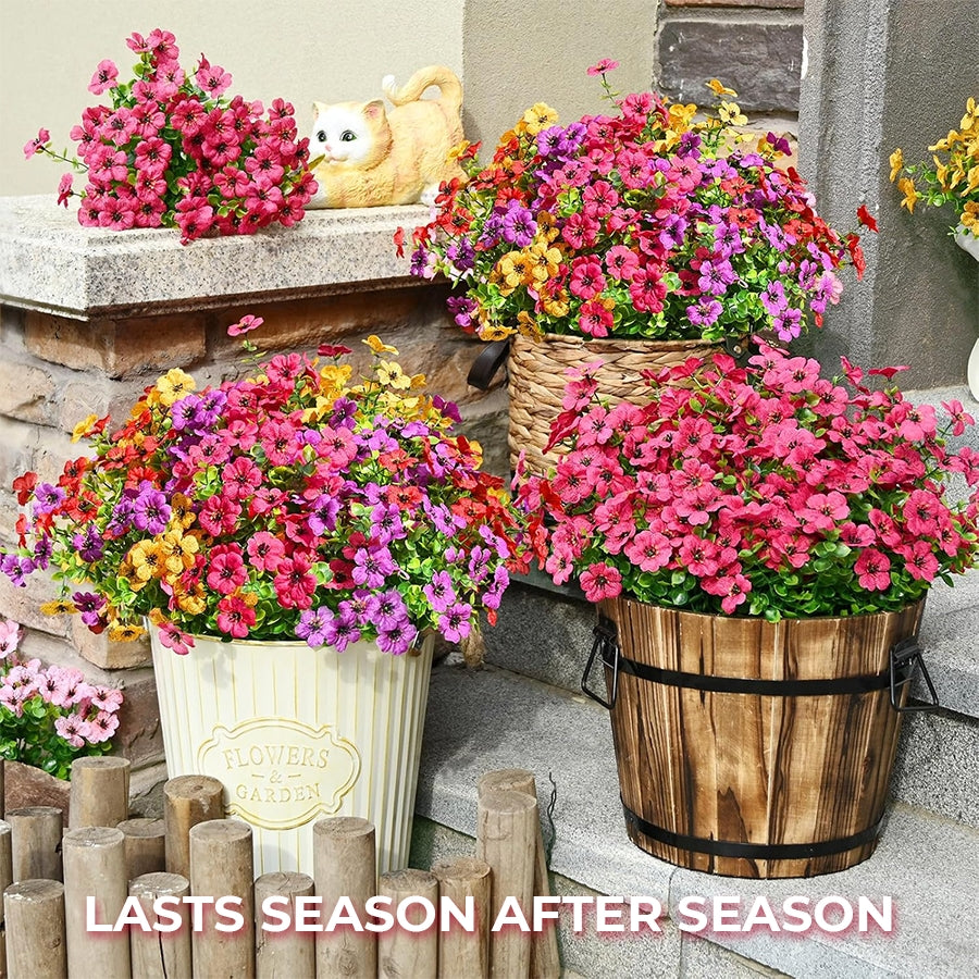 🎉 Hot Sale 50% OFF🎉Realistic UV-Resistant Outdoor Flowers – Zero Maintenance