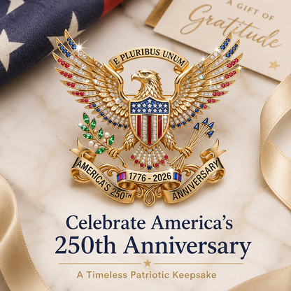 Father's Day Special:US 250th Anniversary Brooch Pin