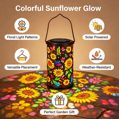 💖🎁2026 Mother's Day Gifts 49% Off-Glowing Colorful Sunflower Solar Garden Lantern