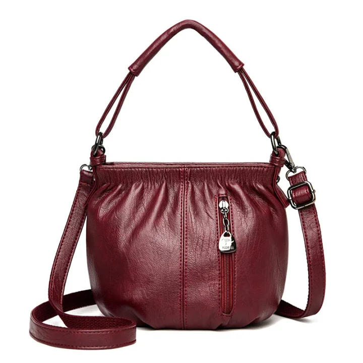 🔥Women's Retro Pleated Bucket Shoulder Bag