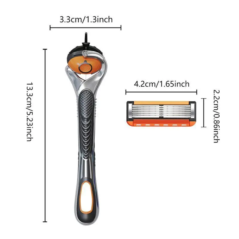🔥Last Day Promotion 49% OFF-24/48Pcs Men's Razor Blade Replacement with Handle