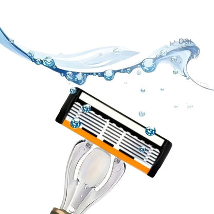 🔥Last Day Promotion 49% OFF-24/48Pcs Men's Razor Blade Replacement with Handle