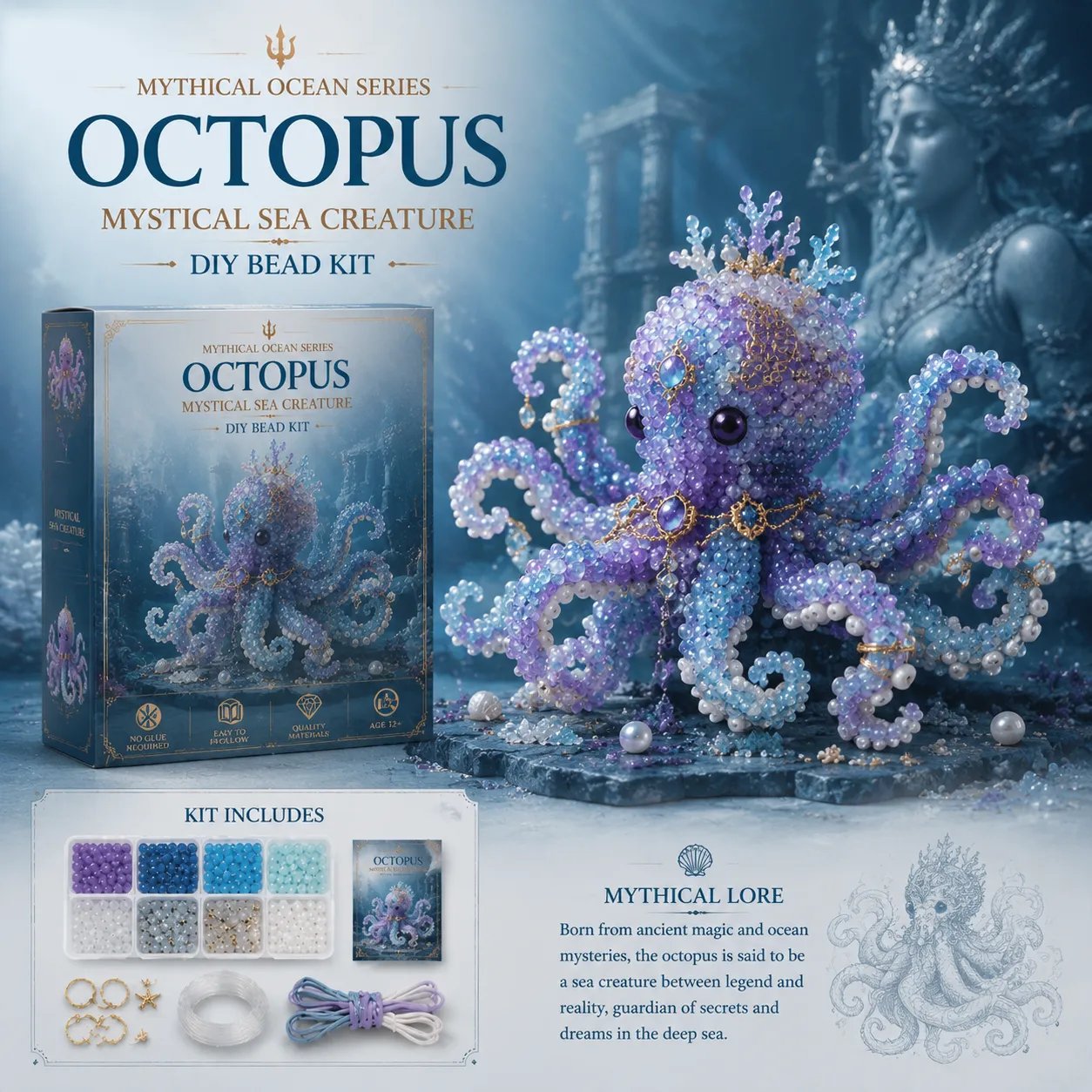 Last Day 50% OFF - 🌊 Mythical Ocean DIY Bead Kit