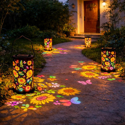 💖🎁2026 Mother's Day Gifts 49% Off-Glowing Colorful Sunflower Solar Garden Lantern