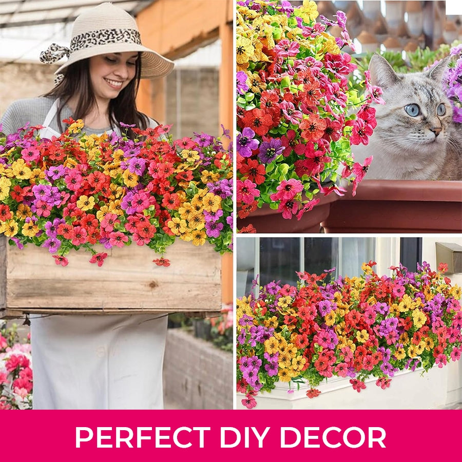 🎉 Hot Sale 50% OFF🎉Realistic UV-Resistant Outdoor Flowers – Zero Maintenance