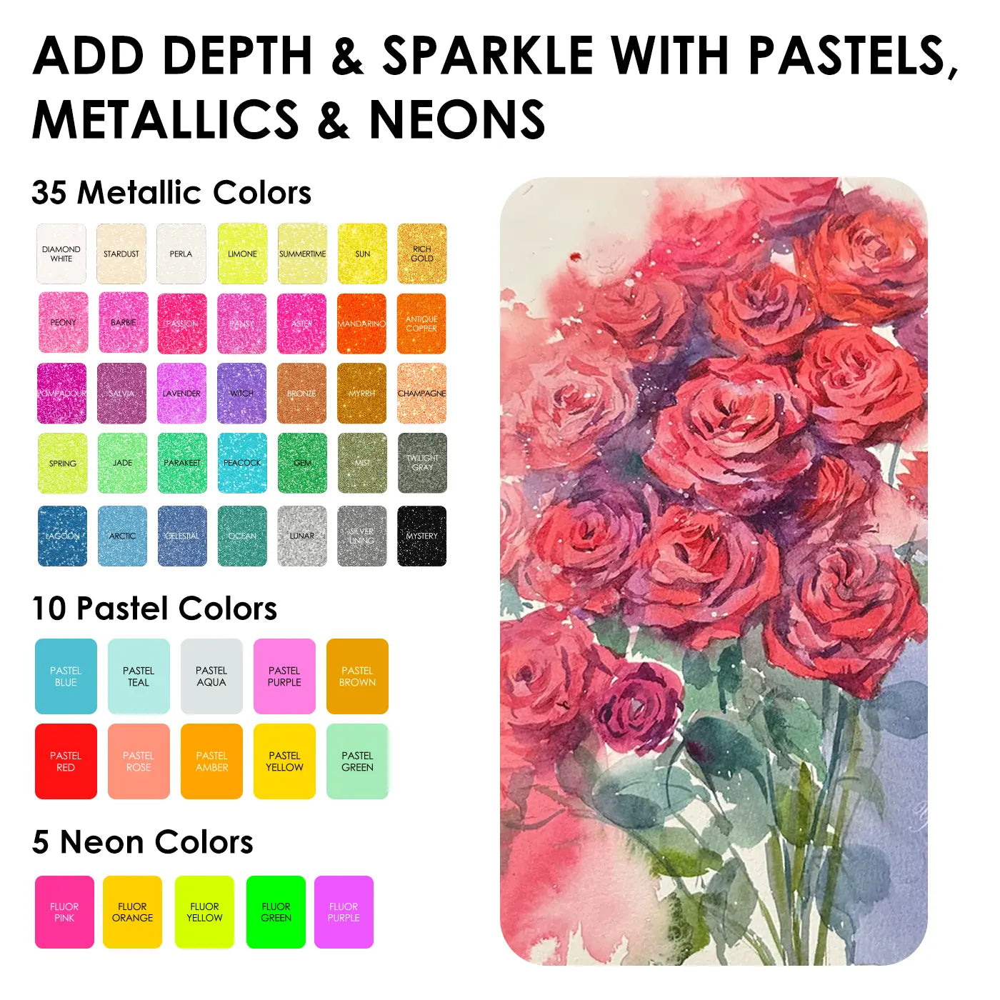 All-In-One Premium Watercolor Set, portable art, supplies, DealsForYouDays