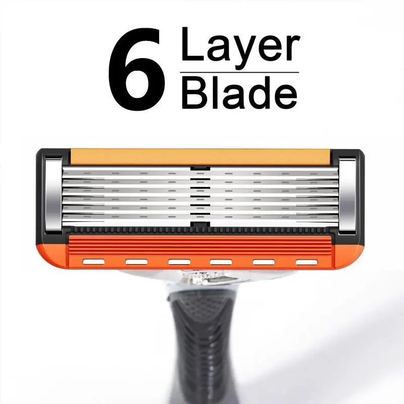 🔥Last Day Promotion 49% OFF-24/48Pcs Men's Razor Blade Replacement with Handle