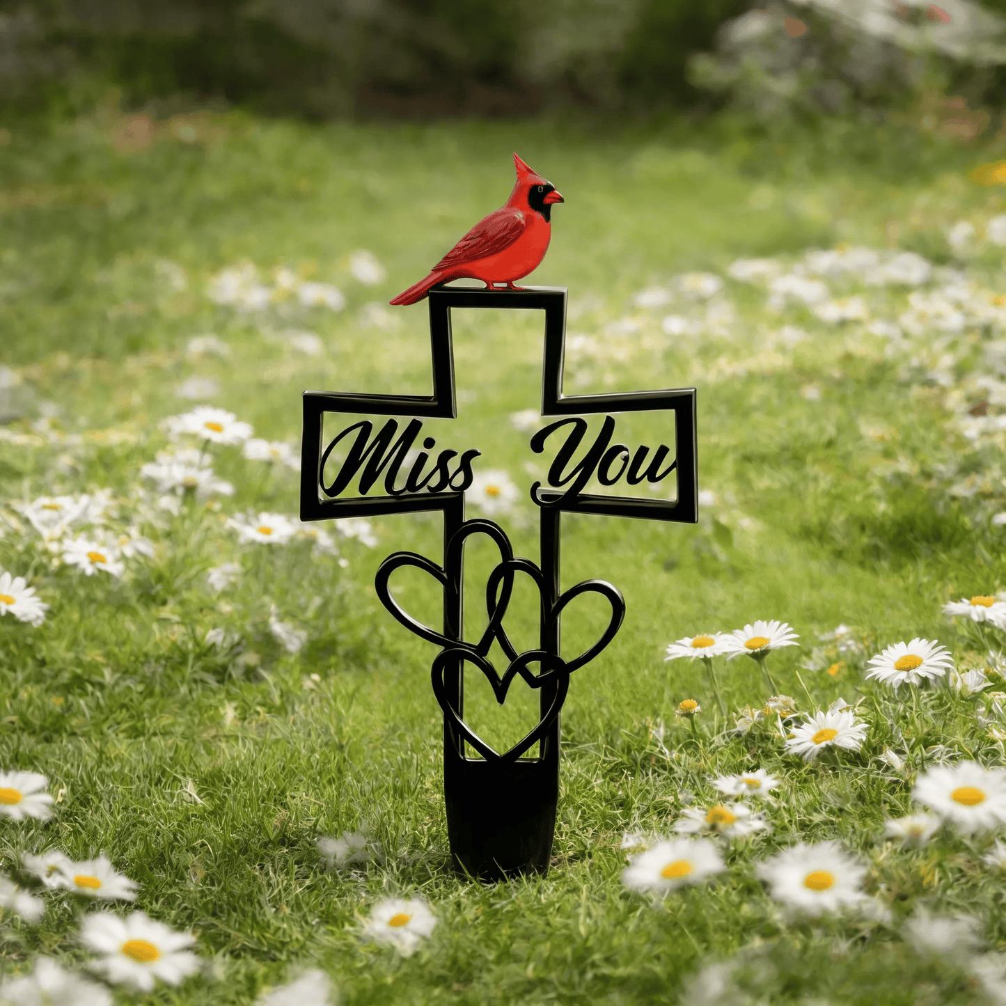 🐦LAST DAY 49% OFF -💖Metal Cemetery Memorial Plaque for Remembrance✝️