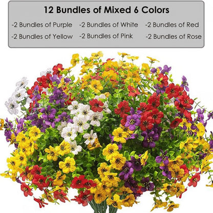 🎉 Hot Sale 50% OFF🎉Realistic UV-Resistant Outdoor Flowers – Zero Maintenance