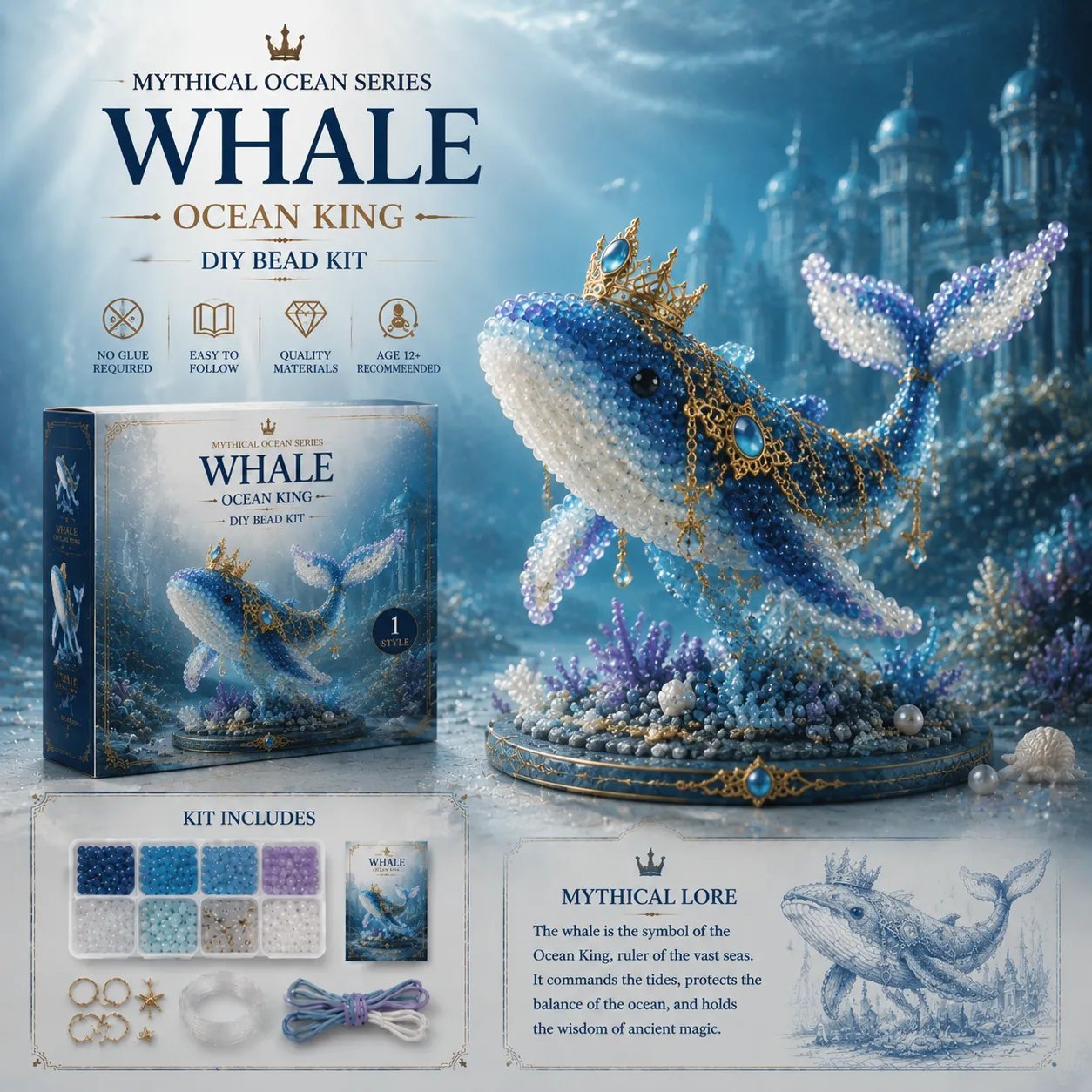 Last Day 50% OFF - 🌊 Mythical Ocean DIY Bead Kit