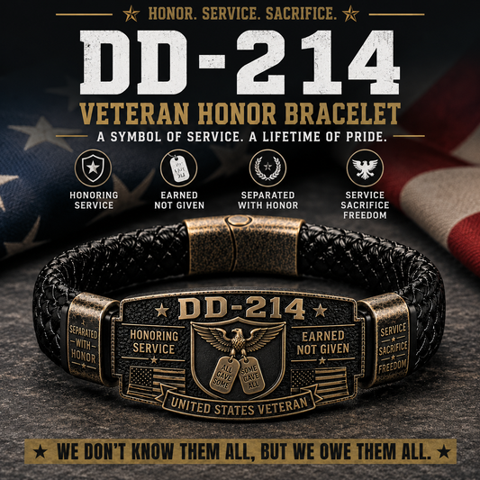 The Veteran Legacy Bracele | Honor Your Service & Sacrifice - Only 17 Left