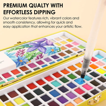 All-In-One Premium Watercolor Set, portable art, supplies, DealsForYouDays