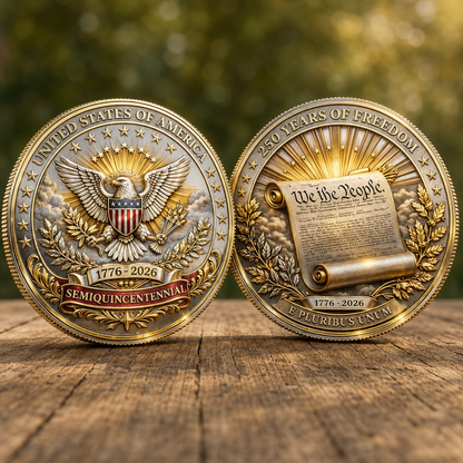 🗽U.S 250th Anniversary Commemorative Coin🪙