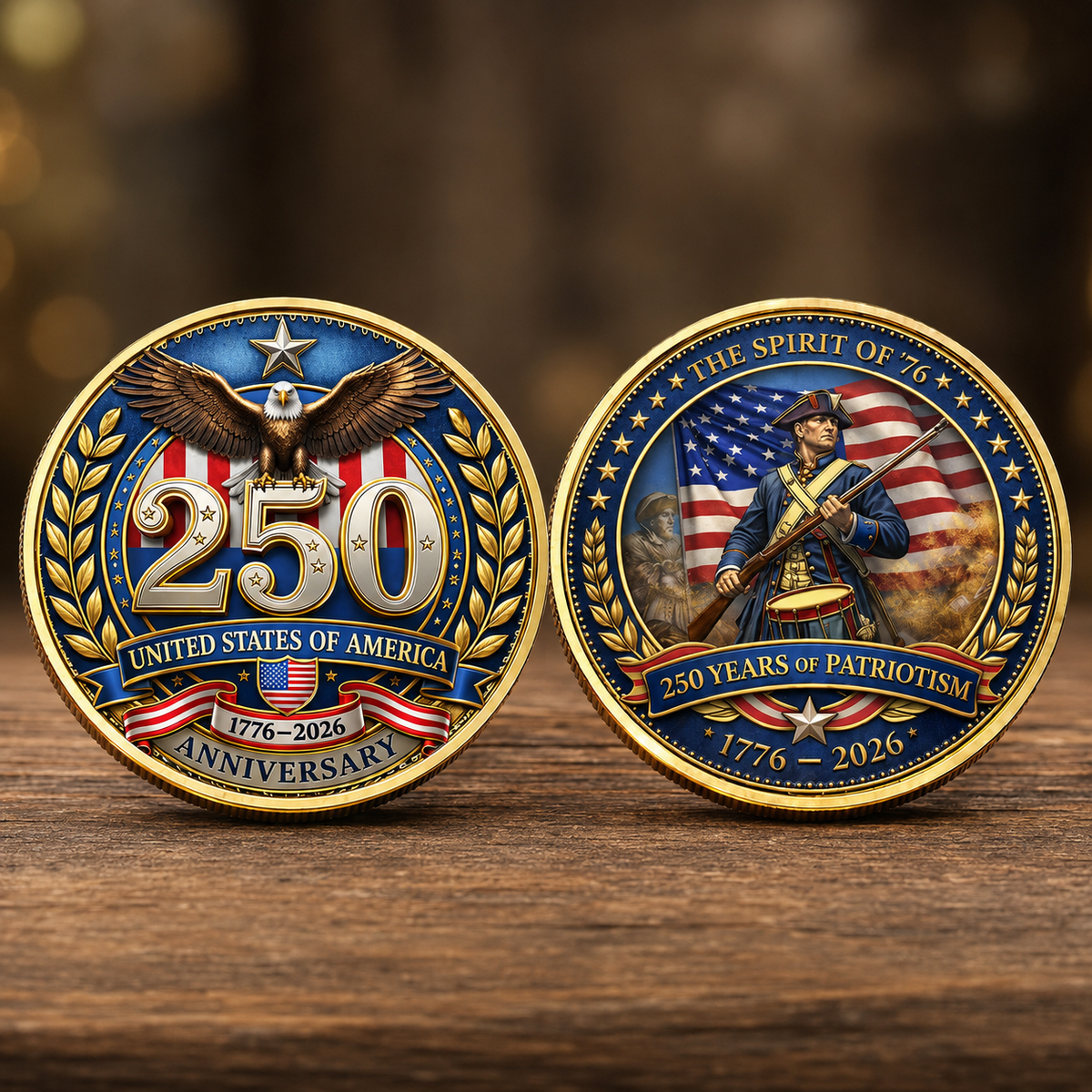 🗽U.S 250th Anniversary Commemorative Coin🪙
