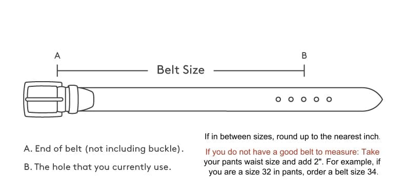 100% Handmade Full-Grain Buffalo Leather Belt for Men
