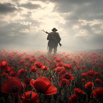 TopSpire® Limited Edition Red Poppy Remembrance Brooch – For All Our Fallen Heroes