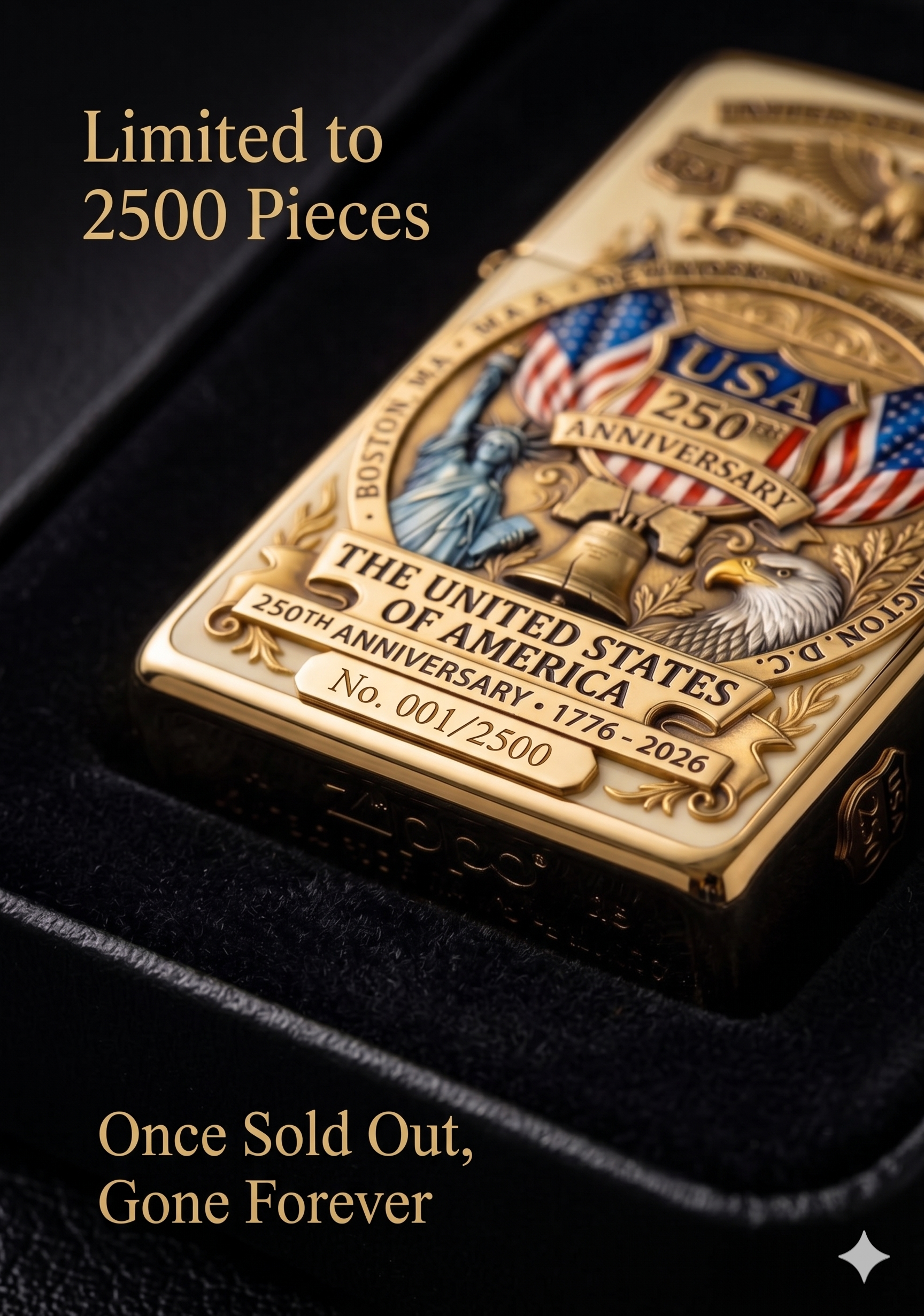 🔥🎁USA 250th Anniversary Lighter