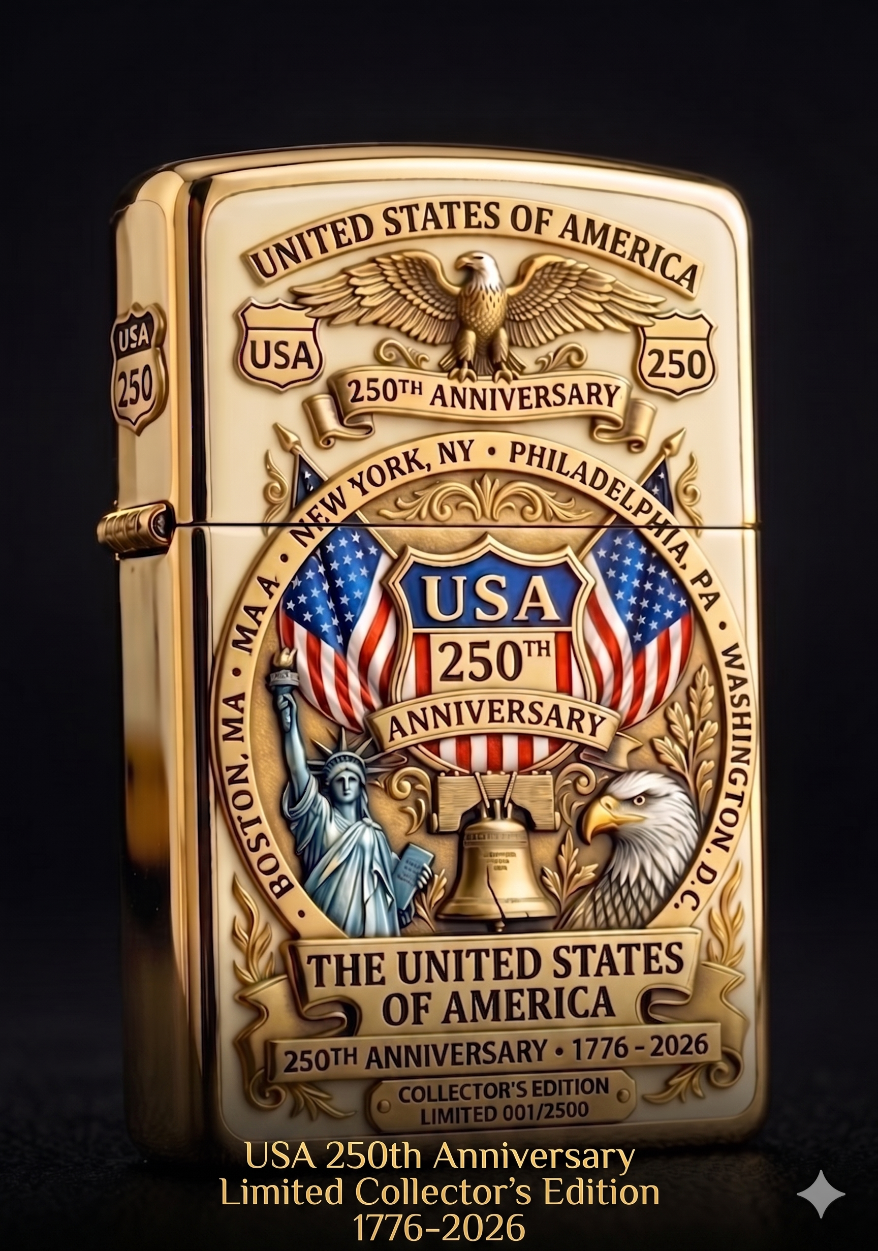 🔥🎁USA 250th Anniversary Lighter