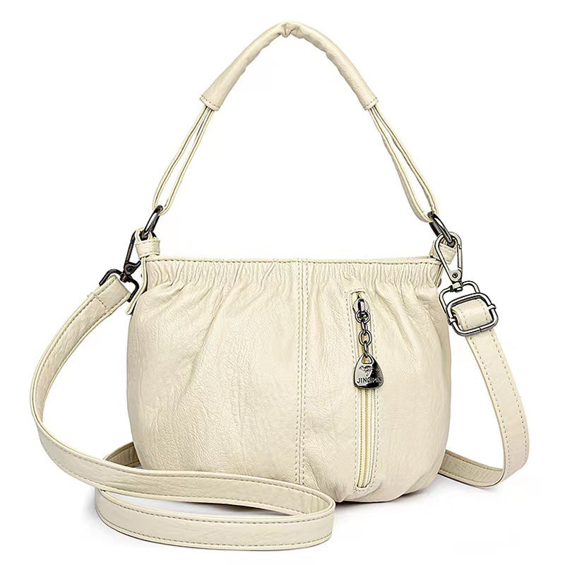 🔥Women's Retro Pleated Bucket Shoulder Bag
