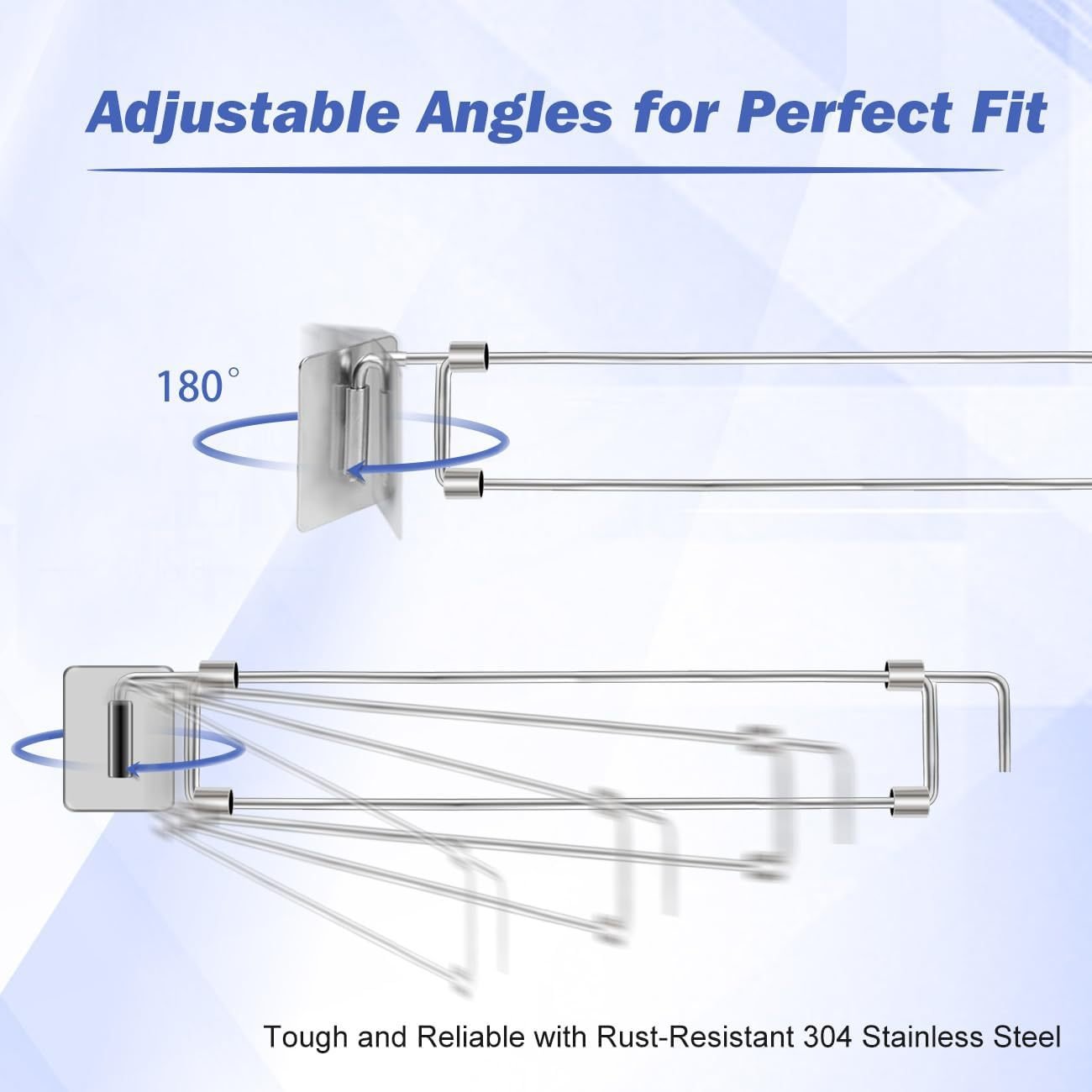 RV Travel Secure Bars – Adjustable Stainless Steel Rods for Organizing
