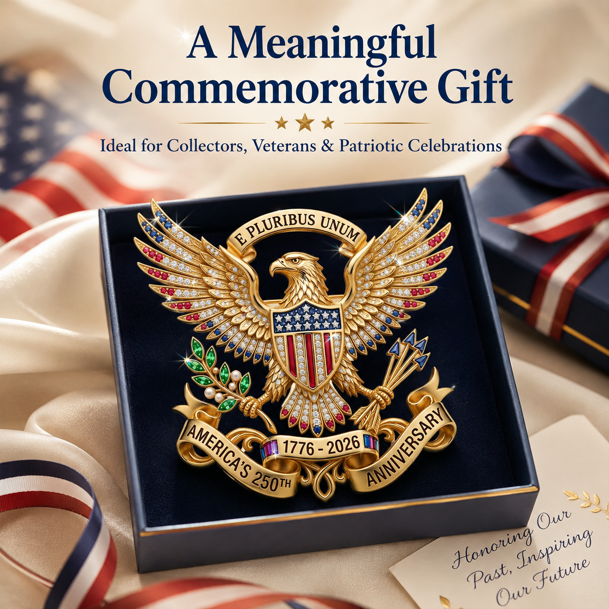 Father's Day Special:US 250th Anniversary Brooch Pin