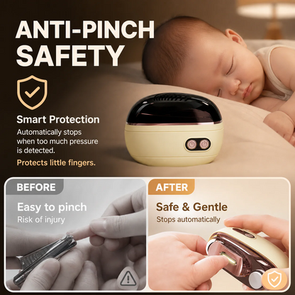 ✂️ LIMITED-TIME 50% OFF! 💅 2-in-1 Smart Electric Nail Clipper & Polisher 🌟